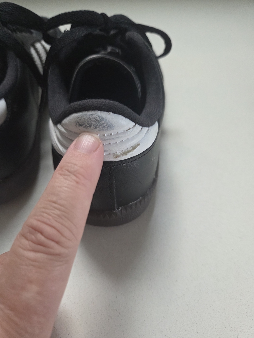 adidas Kids Samba Sneakers in Black and White - Picture 7 of 8